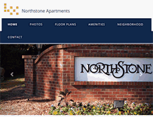 Tablet Screenshot of northstone-apts.com